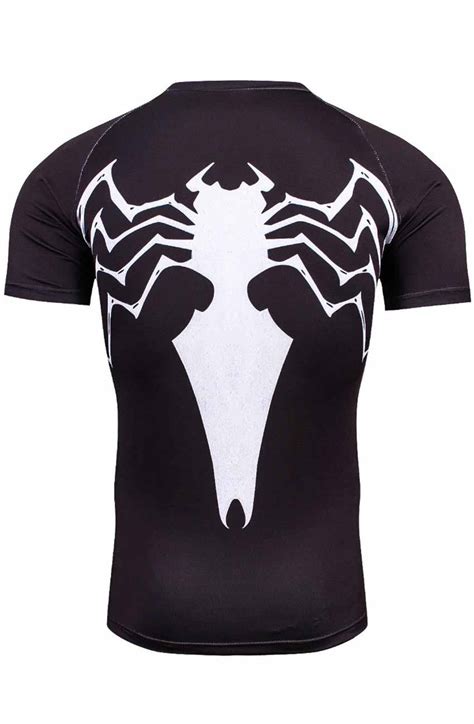 Get Venom Black T Shirt With White Logo Movies Jacket