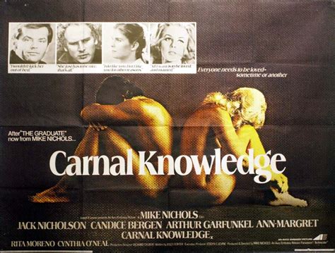 Carnal Knowledge Poster Uk Quad 1971