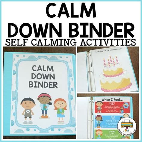 calm  binder calming activities calm  corner calm