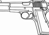 Coloring4free Gun Coloring Pages Printable sketch template