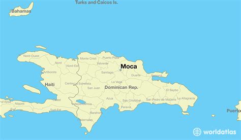 Where Is Moca The Dominican Republic Moca Espaillat Map