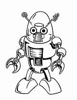 Coloring Robot Pages Lego Popular Cool sketch template