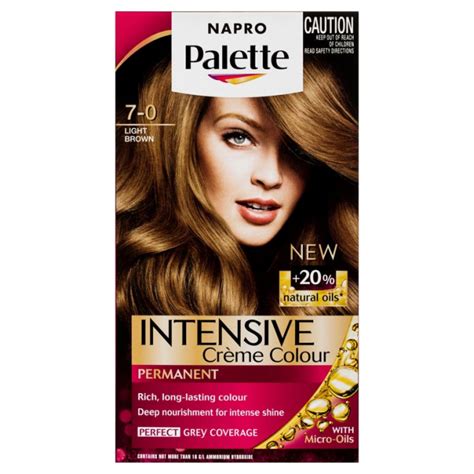buy napro palette permanent hair colour 7 0 light brown online