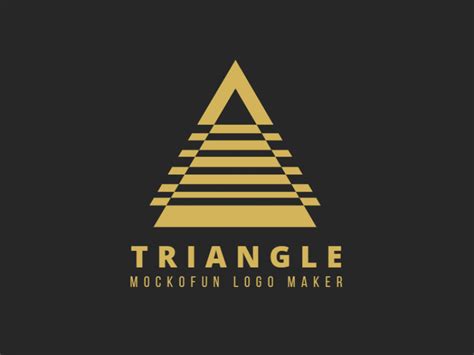 triangle logo mockofun