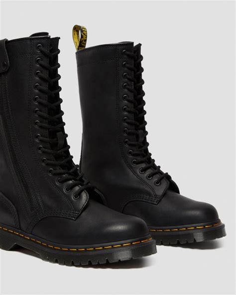 damesheren hanley hoge leren laarzen black luxor dr martens zwarte laarzen dentosozo