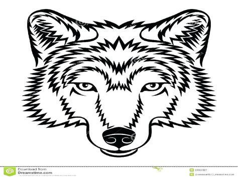 wolf head adult coloring pages