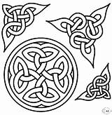 Celtic Alphabet Cliparts Lettering Letters Numbers Symbols Irish Printable Knots Knot Coloring Pages Designs Keltische Print Patterns sketch template