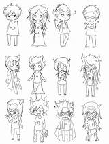 Homestuck Coloring Pages Template sketch template