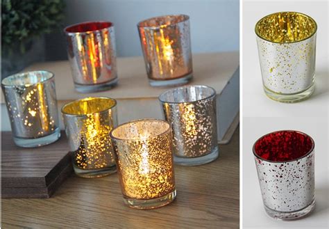Hot Sell Colorful Ion Plating Iridescent Glass Candle Jars Glass Cup