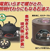 煮炊きができるストーブ に対する画像結果.サイズ: 176 x 185。ソース: www.gakubun.net
