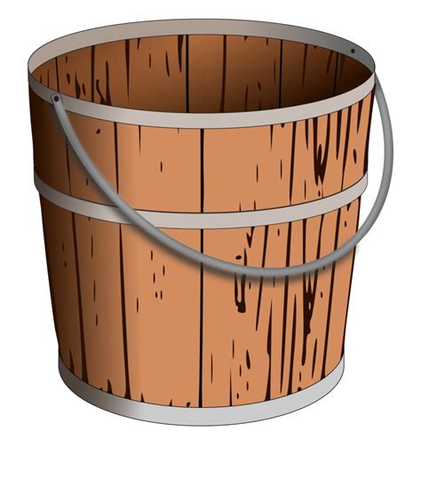 wooden bucket clipart   cliparts  images  clipground