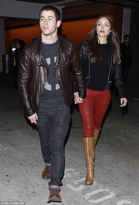 Nick Jonas And Girlfriend Olivia Culpo Hold Hands As They Head Out For