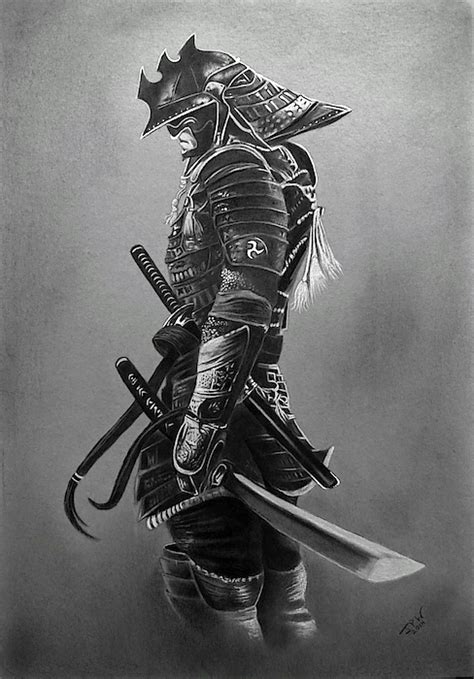 samurai duvet cover for sale by jpw artist