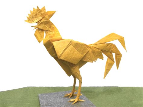 origami rooster  satoshi kamiya tutorial httpswwwyoutubecom