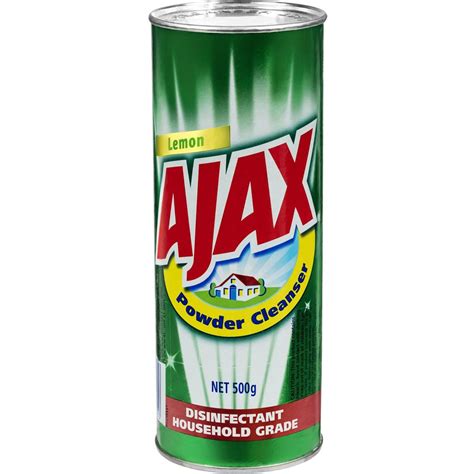 ajax powder multi purpose super lemon image powder cleanser household disinfectant ajax