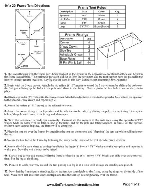 canopy instructions