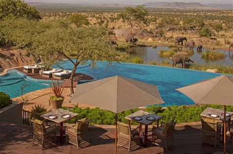 seasons serengeti luxury safari lodge  tanzania itc