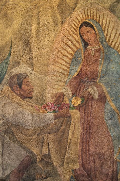 with st juan diego to the merciful mother