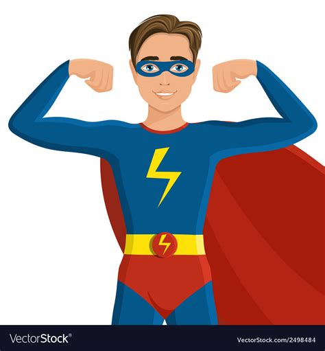 boy  superhero costume royalty  vector image