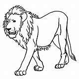 Coloring Leo Lion sketch template