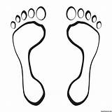 Foot Vector Clipart Feet Step Clip Steps Library sketch template