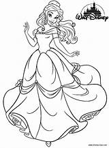 Belle Coloring Pages Princess Creative Wuming Davemelillo sketch template