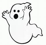 Halloween Ghost Ghosts Printable Coloring Pages Library Clip Hallowen Clipart sketch template