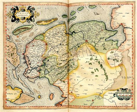 frisia occidentalis  mercator  maps antique maps early world maps vintage map vintage
