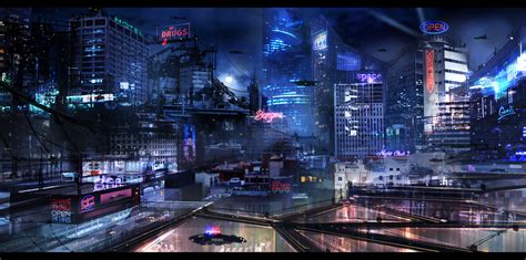 District 40 By Narandel Cyberpunk