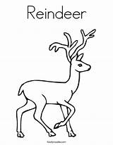 Deer Reindeer Antlers Twistynoodle Twisty Noodle sketch template
