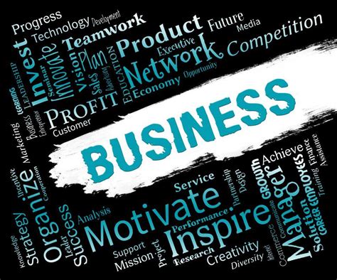 stock photo  business words shows biz businesses  corporate