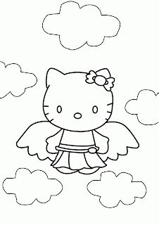kitty girlie   coloring page  kids