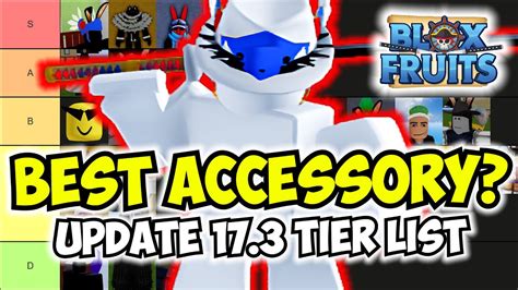 accessory  accessories tier list  accessory locations update  part  blox