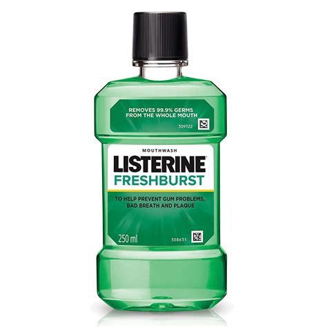 listerine freshburst ml  pavilion