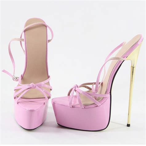 sexy extreme 8 6 22cm platform sandal strappy high heel stiletto