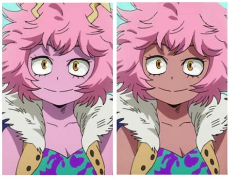 mina without racoon eyes [audience boos] my hero