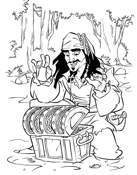 pirates   caribbean coloring pages    print
