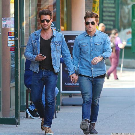 Nate Berkus And Jeremiah Brent Step Out In Matching Denim