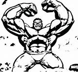 Hulk Incredible Getdrawings Webstockreview sketch template