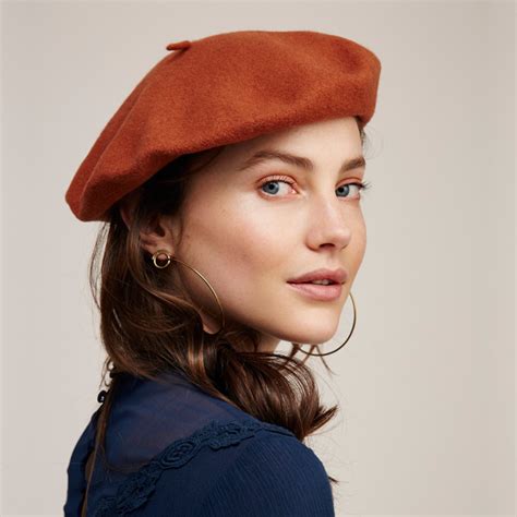French Beret Hat Red Beret French Girl Style French Girls Visor Hat
