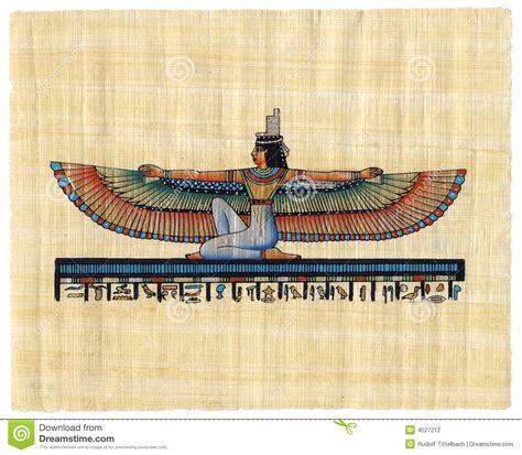 Egyptian Papyrus Stock Illustration Illustration Of Aged