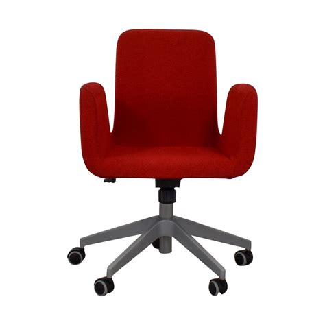ikea ikea patrik red rolling desk chair chairs