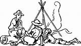 Telling Stories Scouting Baden Powell Clipart Fire Drawings Boys Sketches Camping Scouts Gif Library Bsg Guides sketch template