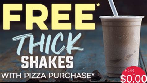 deal dominos  thickshake  traditionalpremium pizza purchase  pm  august