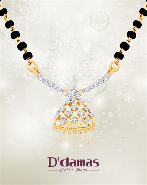 diamond gold mangalsutra  ddamas damas jewellery discount