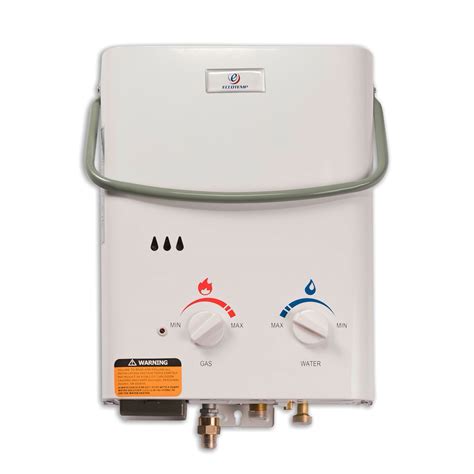eccotemp   demand portable liquid propane outdoor tankless hot water heater  ebay