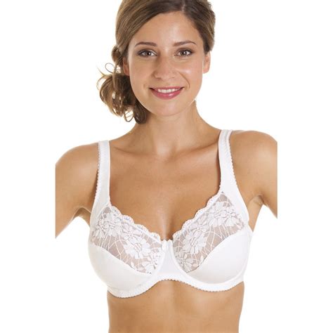 camille womens ladies white lingerie underwired lace big cup bra size
