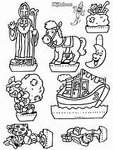 Sinterklaas Knutselen Kijkdoos Sint Piet Ambacht Activiteiten Bijbel Schetsen Ambachten Verhaal Kleurplaten sketch template