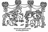 Minty Pony Bunnies sketch template
