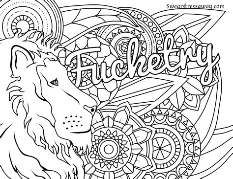 curse word coloring pages printable  getcoloringscom